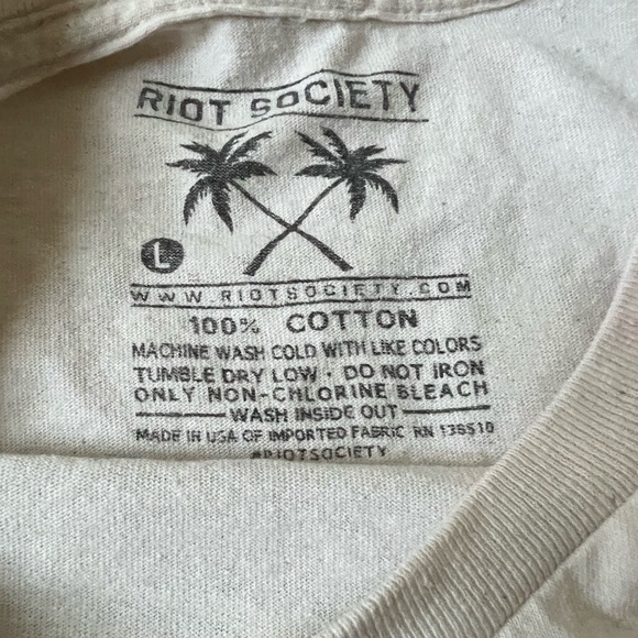 Vintage Riot Society X Back to the Future Tee Size L 🔥👀 - Picture 3 of 3